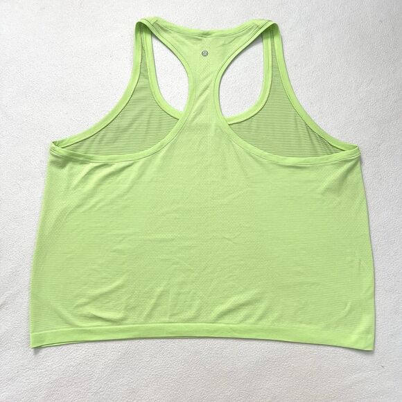 Lululemon Women Swiftly Tech Racerback Tank Top 2.0 Race Length Neo Mint Lime 20 - Picture 6 of 6